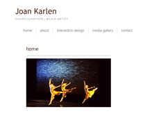 Tablet Screenshot of joankarlen.com